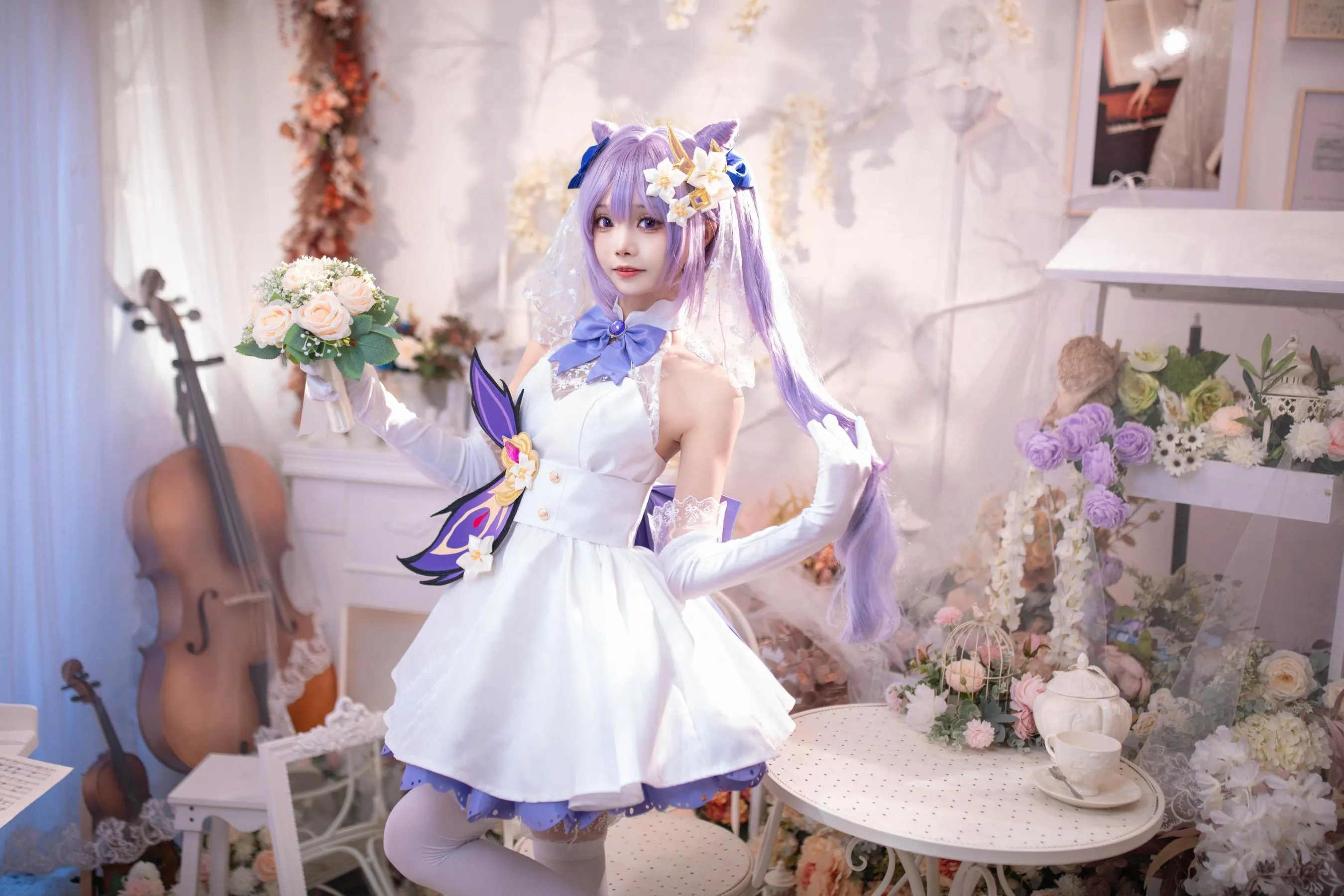 艾西aiwest – NO.02 刻晴花嫁 [40P]插图7